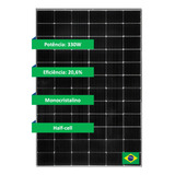 Placa Solar 330w Monocristalino Half-cell Inmetro Inohouse