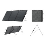 Placa Solar Painel Solar Portátil Dobrável Ecoflow 160w Ip68 Cor Preto/cinza Voltagem De Circuito Aberto 21.3v Voltagem Máxima Do Sistema 18.6v