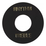 Placa Treble/ Rhythm Gibson Prwa 010 - Preta Print Dourado