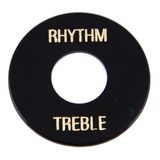 Placa Treble/rhythm Studebaker Preta Com Print Dourado