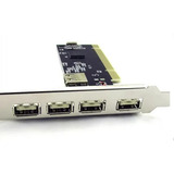 Placa Usb Computador 5 Portas Slot Pci Via Com