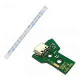 Placa Usb Jds040 + Cabo Flat 12 Vias Para Controle De Ps4