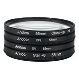 Placa Uv Pentax Com Macro Polarizador Star Para Câmera Nikon