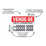 Placa Vende-se Casa Imóvel Seu Texto Aqui Aluga-se Venda
