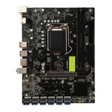 Placa-mãe Btc B250c Lga 1151 Ddr4 Miner 12 Pci Usb P/ Riser
