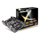 Placa-mãe Do Computador Asrock Board Fm2a68m-dg3+ Por Pc - Preto