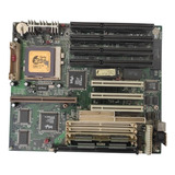 Placa-mãe Intel + Pentium 200mhz + 4 Slots Isa Pc Antigo Nf