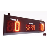 Placar Eletrônico Futebol Society Placar Esportivo Cronometr