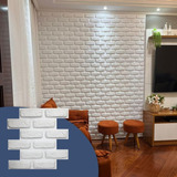 Placas 3d Decorativas De Parede Tijolinho Encaixe Kit 5m²