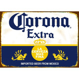 Placas Decorativas Cerveja Corona Beer Propaganda