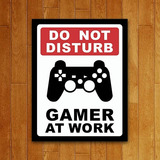 Placas Decorativas De Gamers Games Jogos