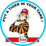 Placas Decorativas Posto Esso Tigrão Tiger