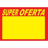 Placas Oferta Supermercado A5 - 15x21cm - C/ 100 Unidades