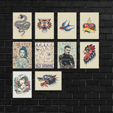 Placas Quadros 28x20cm Tatuador Studio Ink Tatuagem 10uni