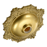 Plafon Bvc Bronze Pavilonis + Soquete Em Porcelana 