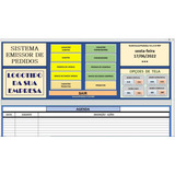 Planilha Emissão Pedidos Compras/vendas-banco De Dados