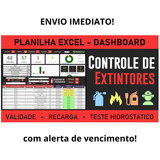Planilha Excel De Controle De Extintores Completa Atualizada