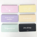 Planner Agenda Permanente Semanal De Bolso Frases