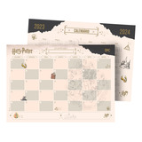 Planner Bloco Mensal 13fls E Calendário 23/24 Harry Potter