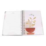 Planner Book Monthly Twin Wire Binding Year Weekly E