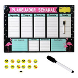 Planner De Anotações Magnético Planejamento Semanal