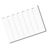 Planner Semanal A3 42x29 Cm 52 Folhas Organizacional