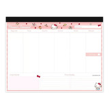Planner Semanal Permanente De Mesa 60 Folhas Hello Kitty