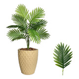 Planta Artificial Palmeira Com Vaso Polietileno Completo