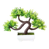 Planta Bonsai Vaso Artificial Realista Decoração De Mesa !