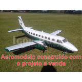 Planta Pdf Aeromodelo Emb-110 Bandeirante Construção Isopor