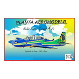 Planta Super Tucano A-29 + Adesivo + Manual (frete Grátis)