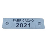 Plaqueta Ano Fabricação Volkswagen 2021 Etiqueta