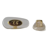 Plaqueta De Silicone Óculos Ray-ban Encaixe 16mm- 1 Par
