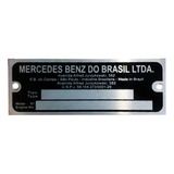 Plaqueta Identificação Motor Mercedes Da Toyota