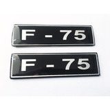 Plaqueta Placa Emblema F-75 F75 Pick