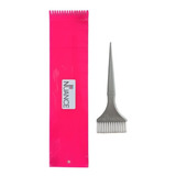 Plaquete Com Dentes Para Mechas, Luzes E Balaiagem + Pincel