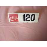 Plaquinha Coca Cola Para Mesa De Restaurante Década De 70
