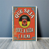Plaquinha De Decoração Lata De Doce Antiga