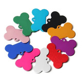 Plaquinha Identificação Cor Pet Dog Tag Personalizada