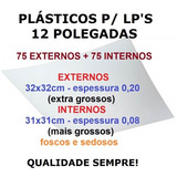 Plástico Grosso Lp Vinil 75 Externos