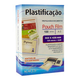 Plástico Para Plastificação Mares A3 303x426