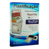 Plástico Para Plastificação Mares A4 220x307 0,05mm 100un