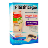 Plástico Para Plastificação Mares A4 220x307