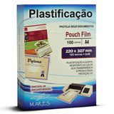 Plástico Para Plastificação Mares A4 220x307