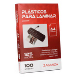 Plástico Para Plastificação Zaganza A4 210x297