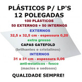 Plásticos P/ Lp Capa Gatefold 50