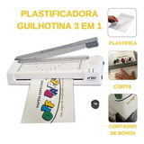 Plastificadora A4 E A3 Guilhotina 3x1 Off Paper 127v