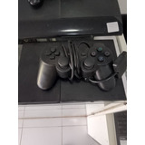 Play 2 Slim Usado Com 1 Controle E 15 Jogos Opl