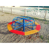 Playground Infantil - Gira-gira Carrossel De 8 Lugares