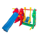 Playground Infantil Escorregador balanço E Cesta
